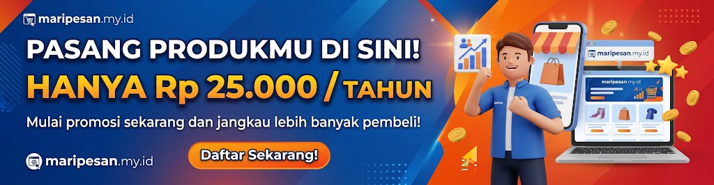 Buka Gerai & Toko Online Anda Sendiri di MariPesan!